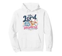 The Lord is My Shepherd Psalm 23:1 Cute Lamb Pullover Hoodie