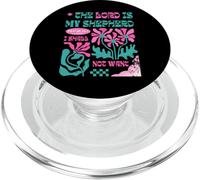 The Lord Is My Shepherd - Psalm 23:1 Retro Christian Design PopSockets PopGrip for MagSafe
