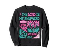 The Lord Is My Shepherd - Psalm 23:1 Retro Christian Design Sweatshirt