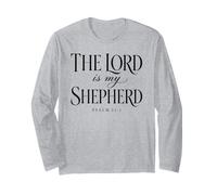 The Lord is My Shepherd Psalm 23:1 Scripture Bible Verse God Long Sleeve T-Shirt