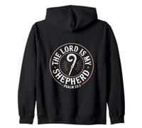 The Lord Is My Shepherd Psalm 23 1 Shepherds Staff Zip Hoodie