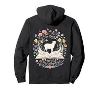 The Lord Is My Shepherd Psalm 23 Botanical Cottagecore Pullover Hoodie