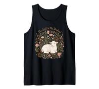 The Lord is My Shepherd Psalm 23 Botanical Quiet Faith Tank Top