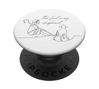 The Lord Is My Shepherd Psalm 23 Sheep Lamb PopSockets Adhesive PopGrip