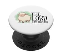 The Lord Is My Shepherd Psalm 23 Sheep Lamb PopSockets Adhesive PopGrip