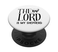 The Lord Is My Shepherd Psalm 23 Sheep Lamb PopSockets Adhesive PopGrip