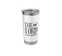 The Lord is My Shepherd Psalm 23 Sheep Lamb Stainless Steel Insulated Tumbler