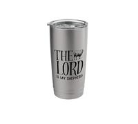 The Lord is My Shepherd Psalm 23 Sheep Lamb Stainless Steel Insulated Tumbler