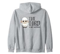 The Lord Is My Shepherd Psalm 23 Sheep Lamb Zip Hoodie