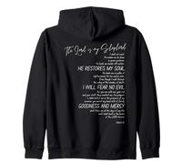 The Lord Is My Shepherd Psalm 23 Sheep Lamb Zip Hoodie