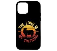 The Lord Is My Shepherd Psalm Bible Verse Retro Sunset Case for iPhone 12 mini