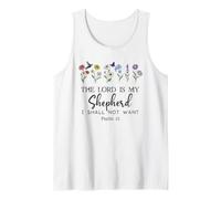 The Lord is My Shepherd Shirt,Psalm 23 Apparel Christian God Tank Top
