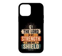 The Lord Is My Shield Psalm 28:7 Bible Verse Case for iPhone 12 mini