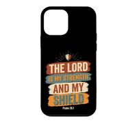 The Lord Is My Shield Psalm 28:7 Bible Verse Case for iPhone 12 mini