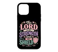 The Lord Is My Shield Psalm 28:7 Bible Verse Case for iPhone 12 mini