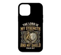 The Lord Is My Shield Psalm 28:7 Bible Verse Case for iPhone 12 mini