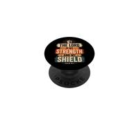 The Lord Is My Shield Psalm 28:7 Bible Verse PopSockets Adhesive PopGrip