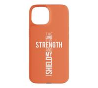 The Lord Is My Strength And My Shield Bible Verse Case for iPhone 15