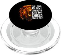 The Lord Is My Strength And My Shield Psalm 28:7 Christian PopSockets PopGrip for MagSafe