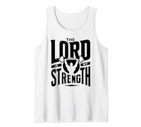 The Lord is my Strength Christian Gym Tank Top