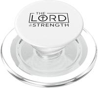 The Lord Is My Strength Christian Pray Jesus Scripture Bible PopSockets PopGrip for MagSafe