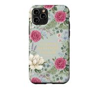 The Lord Is My Strength My Song Exodus 15:2 Floral Aesthetic Case for iPhone 11 Pro