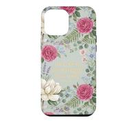 The Lord Is My Strength My Song Exodus 15:2 Floral Aesthetic Case for iPhone 12 Pro Max