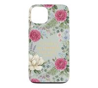 The Lord Is My Strength My Song Exodus 15:2 Floral Aesthetic Case for iPhone 13