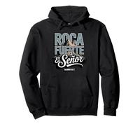 The Lord Is My Strong Rock - Psalm 62:7 Spanish Christian Pullover Hoodie