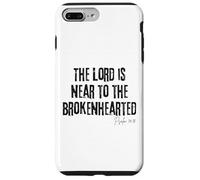 The Lord Is Near to the Brokenhearted Psalm 34:18 Bible Case for iPhone 7 Plus/8 Plus