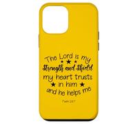 The Lord My Shield My Strength - Bible Verse Christian Faith Case for iPhone 12 mini