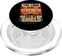 The Lord My Strength And Shield Psalm 28:7 PopSockets PopGrip for MagSafe