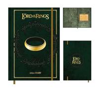 The Lord of the Rings 2024 Diary, A5 Diary Hard Cover, Week to a View Planner - Official Merchandise