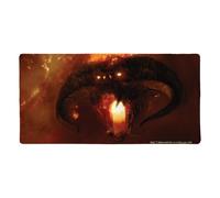 The Lord of The Rings Balrog Character Large Gaming Mouse Pad Desk Mat with Stitched Edges, Non-Slip Base for Gamer, Home and Office, 31.5 x 15.7