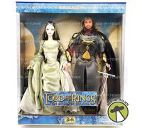 The Lord of The Rings Barbie as Arwen & Ken AS Aragorn Dolls B3449 Mattel 2003