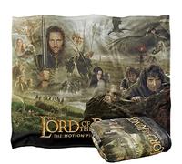 The Lord of The Rings Blanket, 152 x 127 cm Trilogy Poster Silky Touch Super Soft Throw Blanket