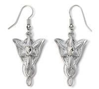 The Lord of The Rings Evenstar Drop Earrings, Silver, LRE00003