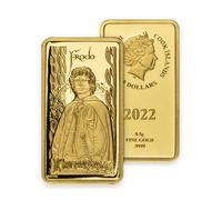 The Lord of the Rings Frodo 0.5g Fine Gold Coin Bar Cook Islands 5 Dollar 2022