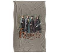 The Lord Of The Rings Hobbits Soft Touch Blanket Multicoloured (152Cm X 127Cm)