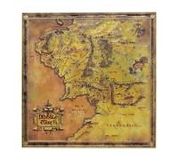 The Lord of the Rings Limited Edition Detailed Metal Plaque of Middle-earth - Officially Licensed Merchandise