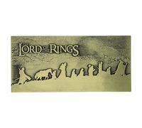 The Lord of the Rings Limited Edition Fellowship Plaque - Antique Finish Metal Collectible with Display Stand - Individually Numbered - Only 5000 Worldwide