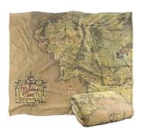 The Lord Of The Rings Map Of Middle Earth Silky Touch Super Soft Throw Blanket 152 X 127 Cm