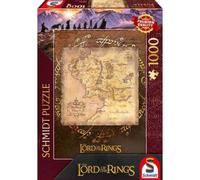 Schmidt Spiele 58551 58551 58551 - Mr Ringe - Middle Earth - 1000-Piece Jigsaw Puzzle - Multicoloured