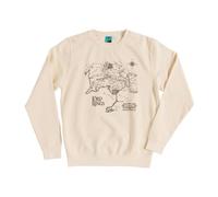 The Lord of The Rings Middle Earth Map Cream Sweater