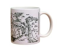 The Lord Of The Rings Middle Earth Map Mug White (One Size)