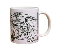 The Lord Of The Rings Middle Earth Map MugOne Size White TT521