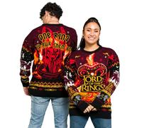 The Lord of The Rings One Ring Christmas Jumper Off-White