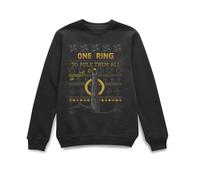 The Lord Of The Rings One Ring Christmas Sweater in Black - S