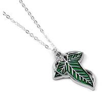 The Lord of The Rings The Leaf of Lorien Necklace, Silver, LRN00005