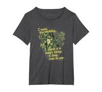 The Lord of The Rings Treebeard Slow Talker T-Shirt, Women's Plus, Dark Heather Grey, 1X